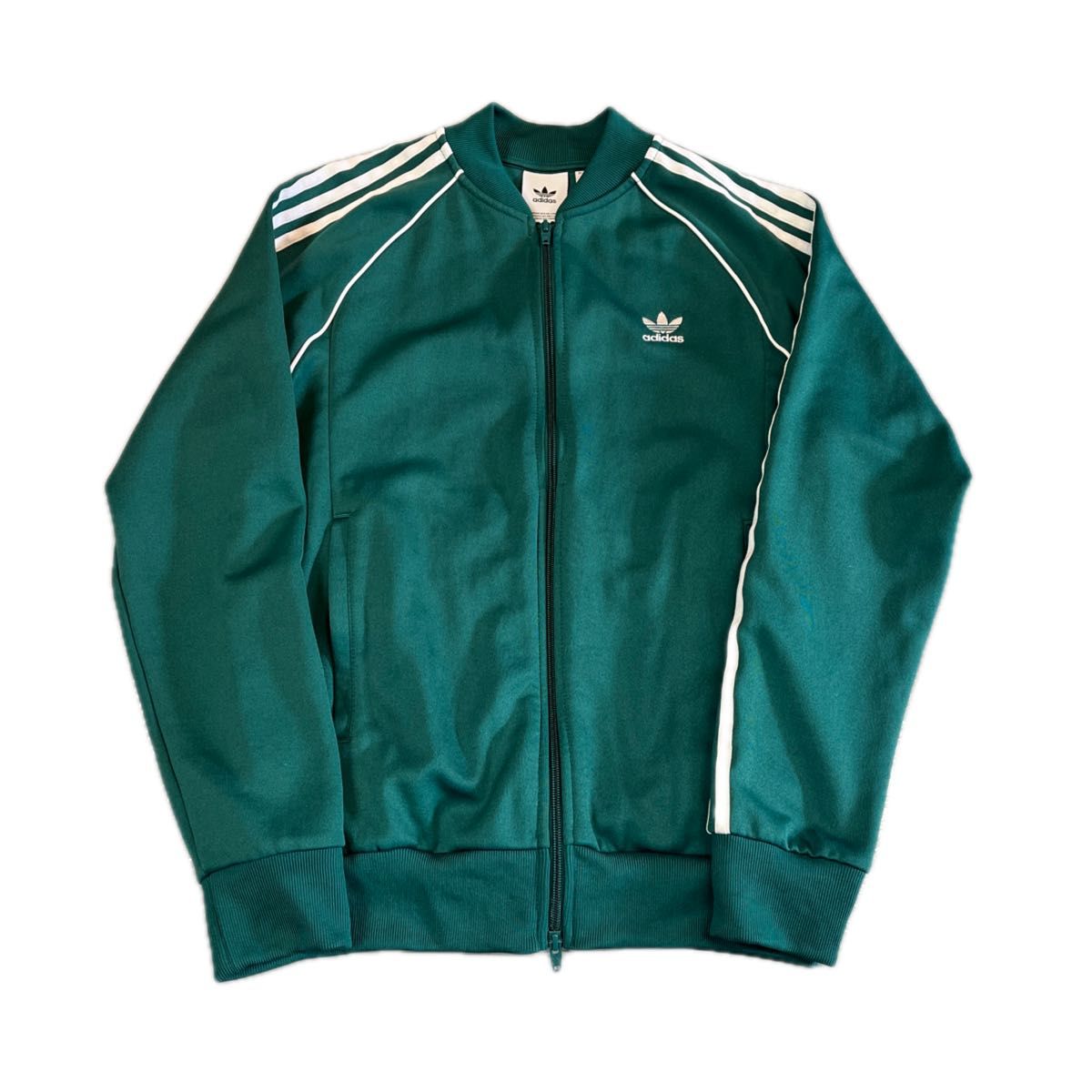 2XLサイズ adidas アディダス 襟なしが可愛い トラックジャケット