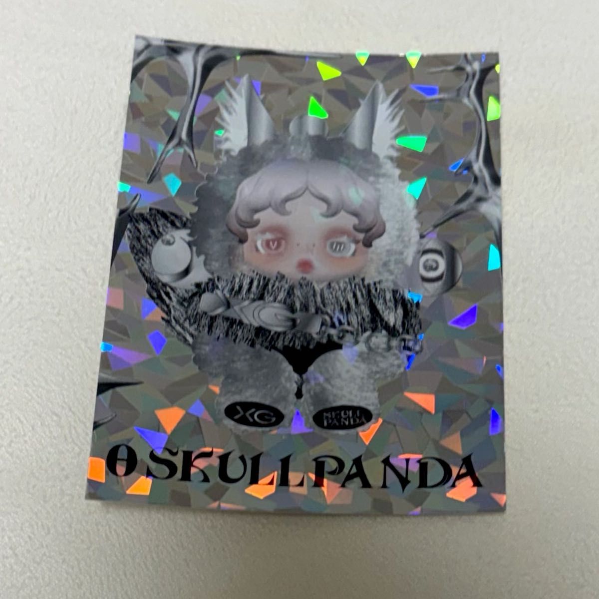 新品美品 XG SKULLPANDA スカルパンダ コラボ特典カード POPMART