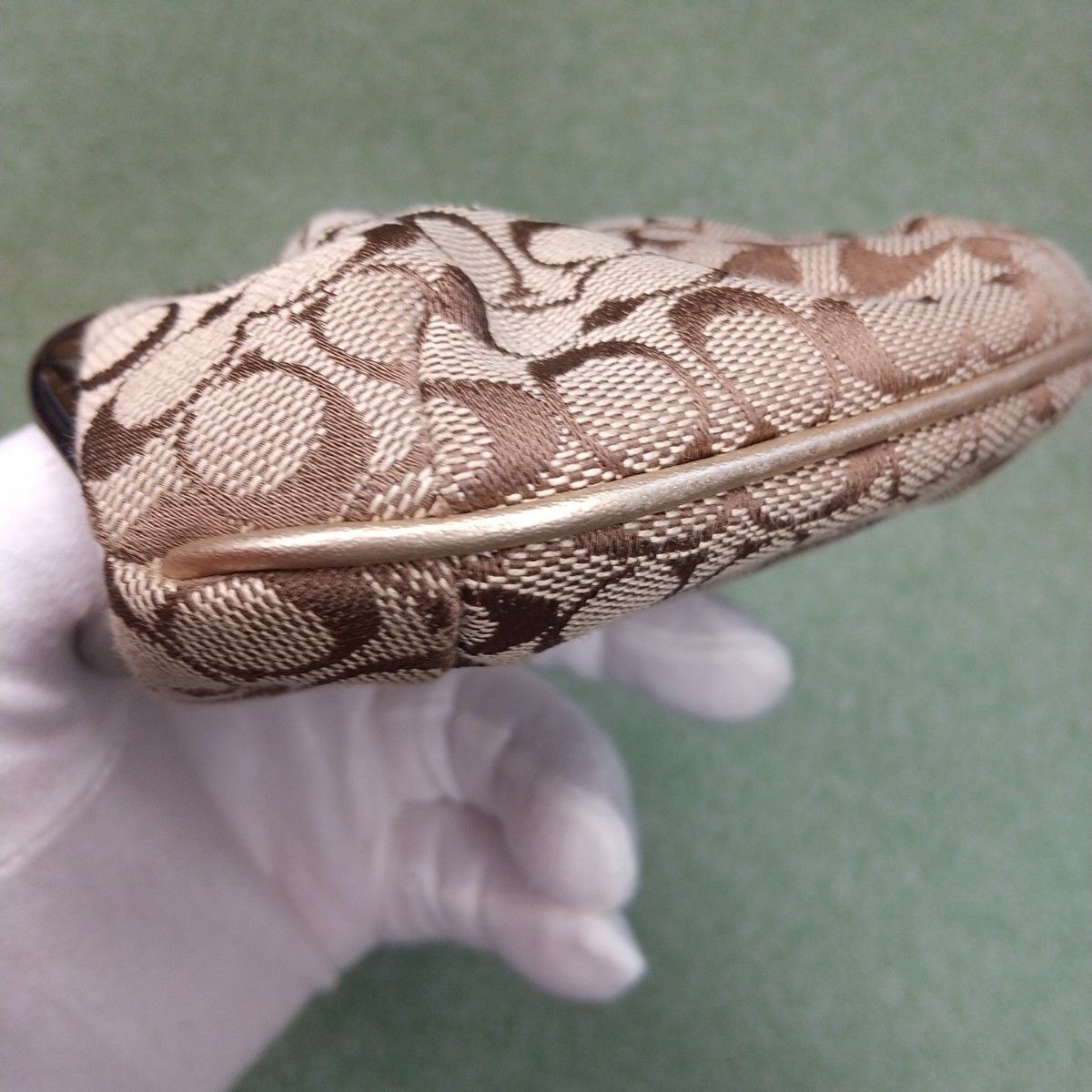 COACH コーチ シグネチャー がま口 コインケース 小銭入れ｜Yahoo