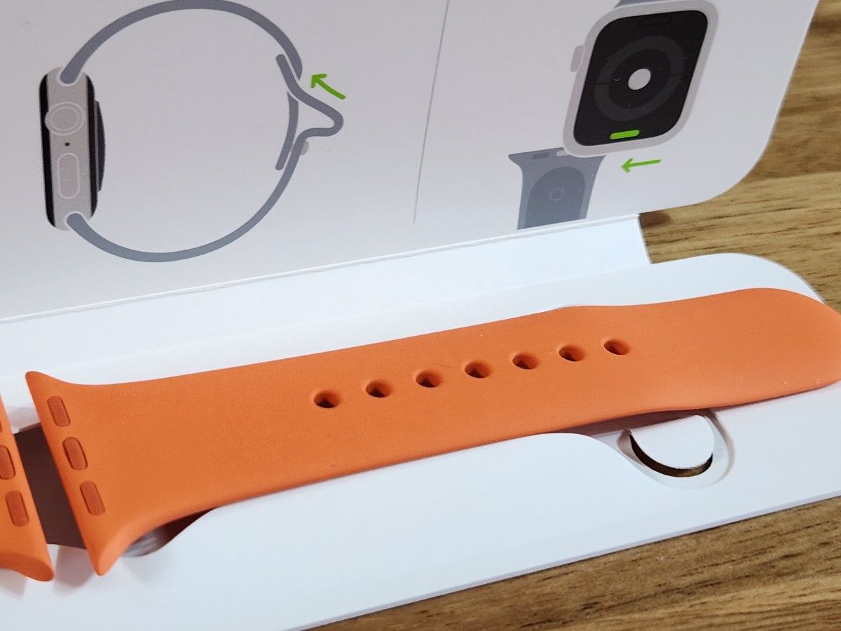 Apple Watch HERMES スポーツバンド エルメス オレンジ S M｜Yahoo