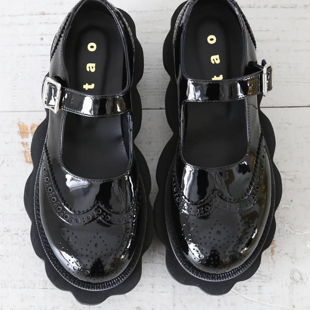 tao コムデギャルソン 2025AW ステアエナメルシューズ メリージェーン