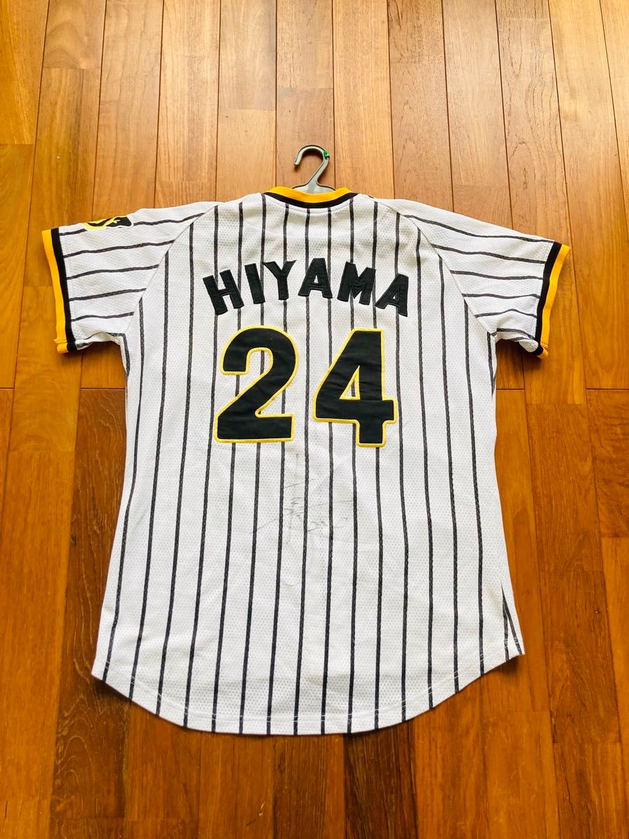 阪神タイガース 復刻 ユニフォーム 桧山進次郎 桧山 メンズM 刺繍 阪神