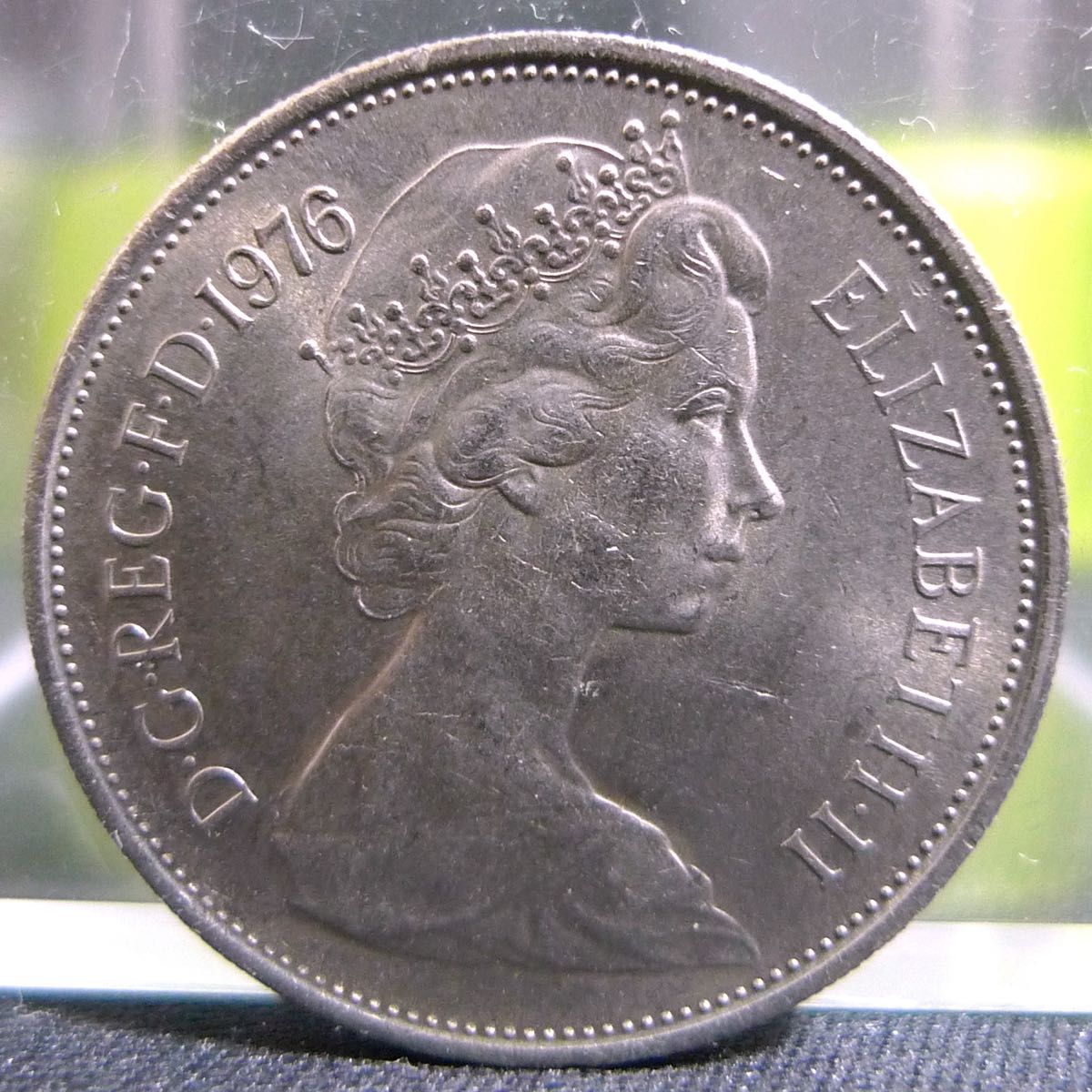 イギリス 10ペンス 1976年 硬貨 古銭 まとめ エリザベス2世 英国 エリ