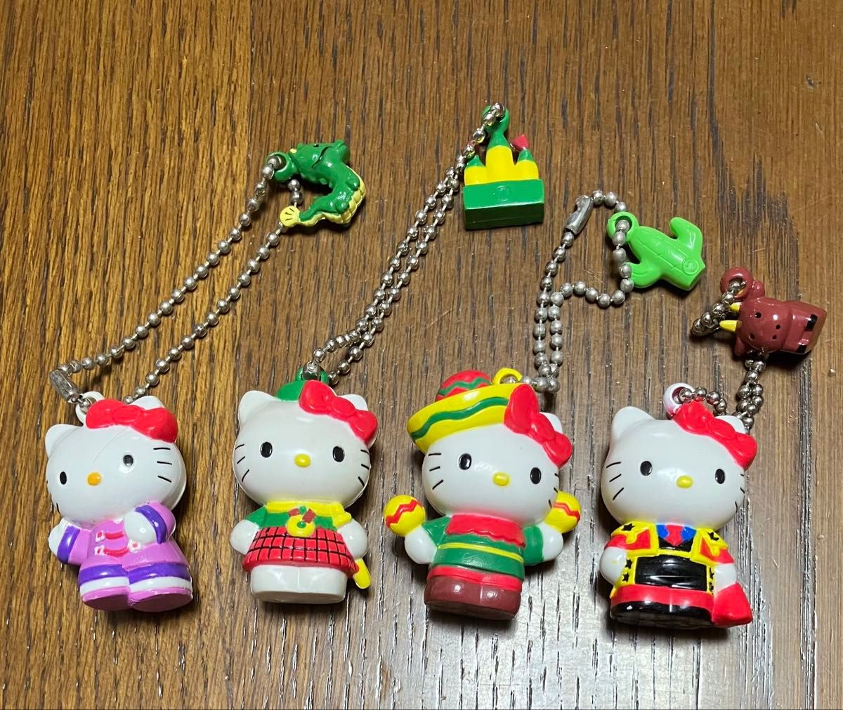 ハローキティ ご当地キティ ストラップ キーホルダー 4個セット｜Yahoo