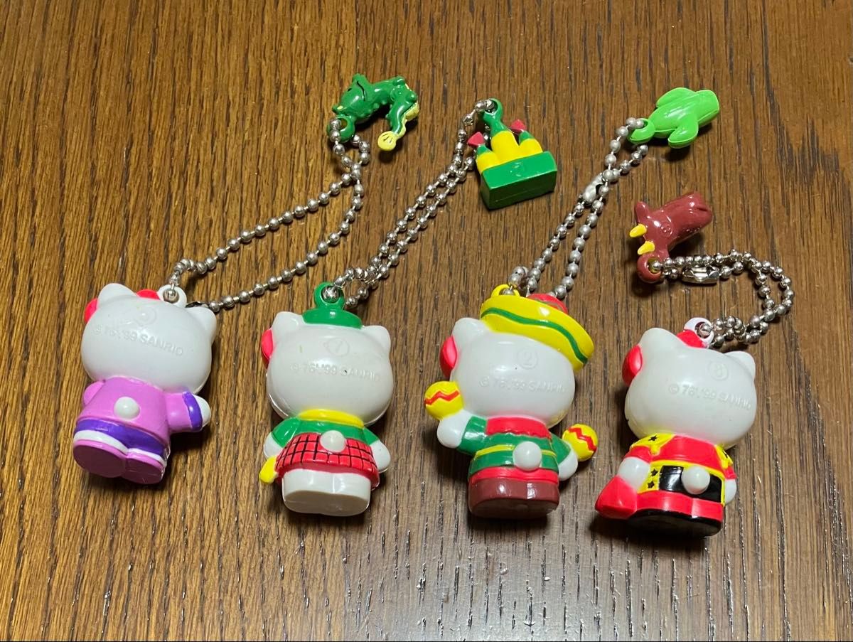 ハローキティ ご当地キティ ストラップ キーホルダー 4個セット｜Yahoo