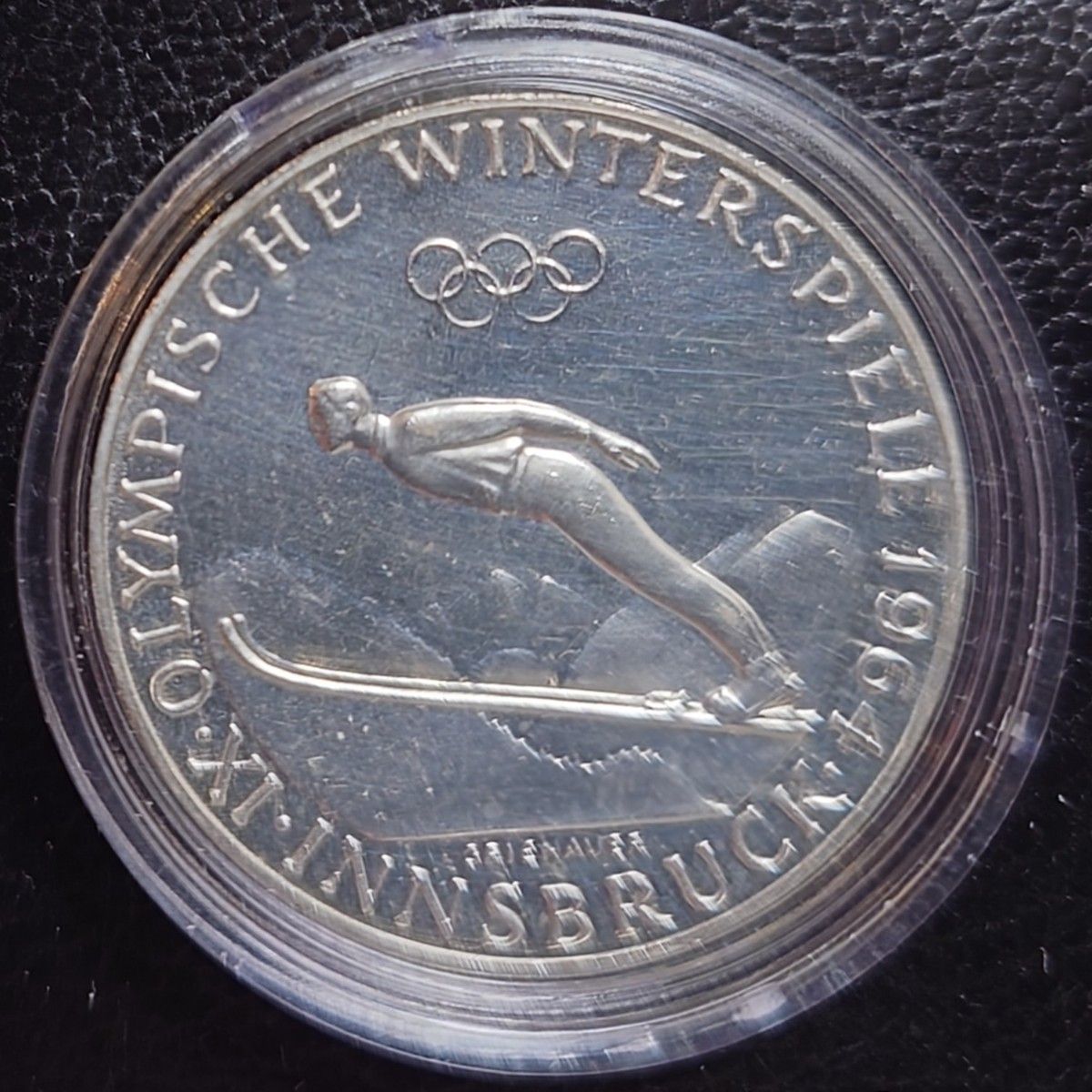 1964年 オーストリア銀貨 50シリング インスブルックオリンピック記念
