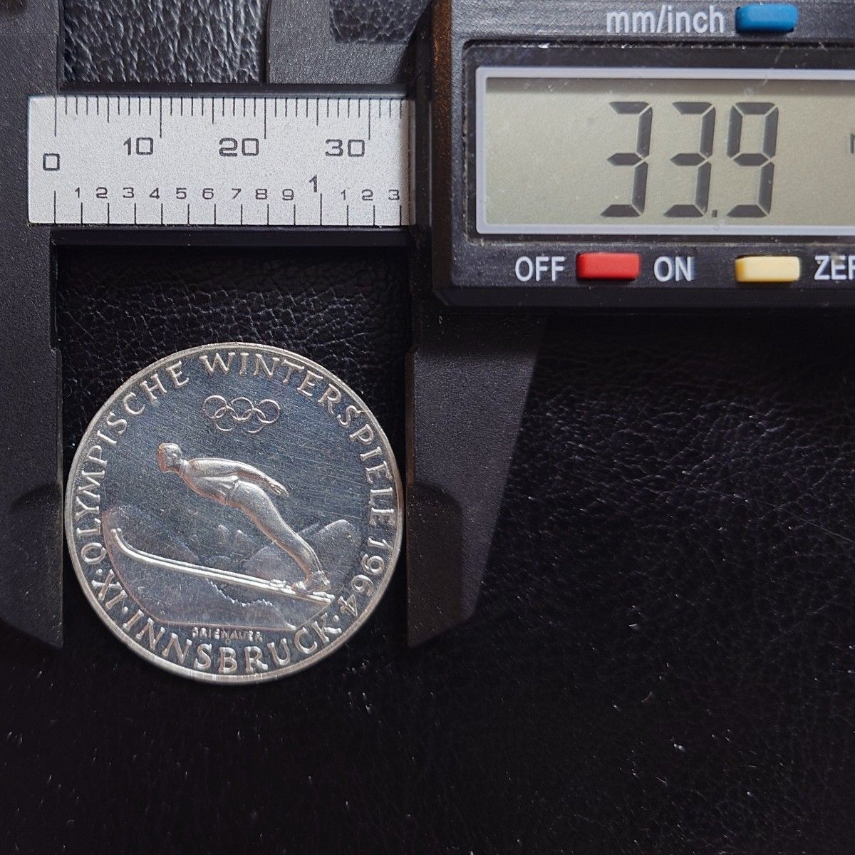 1964年 オーストリア銀貨 50シリング インスブルックオリンピック記念