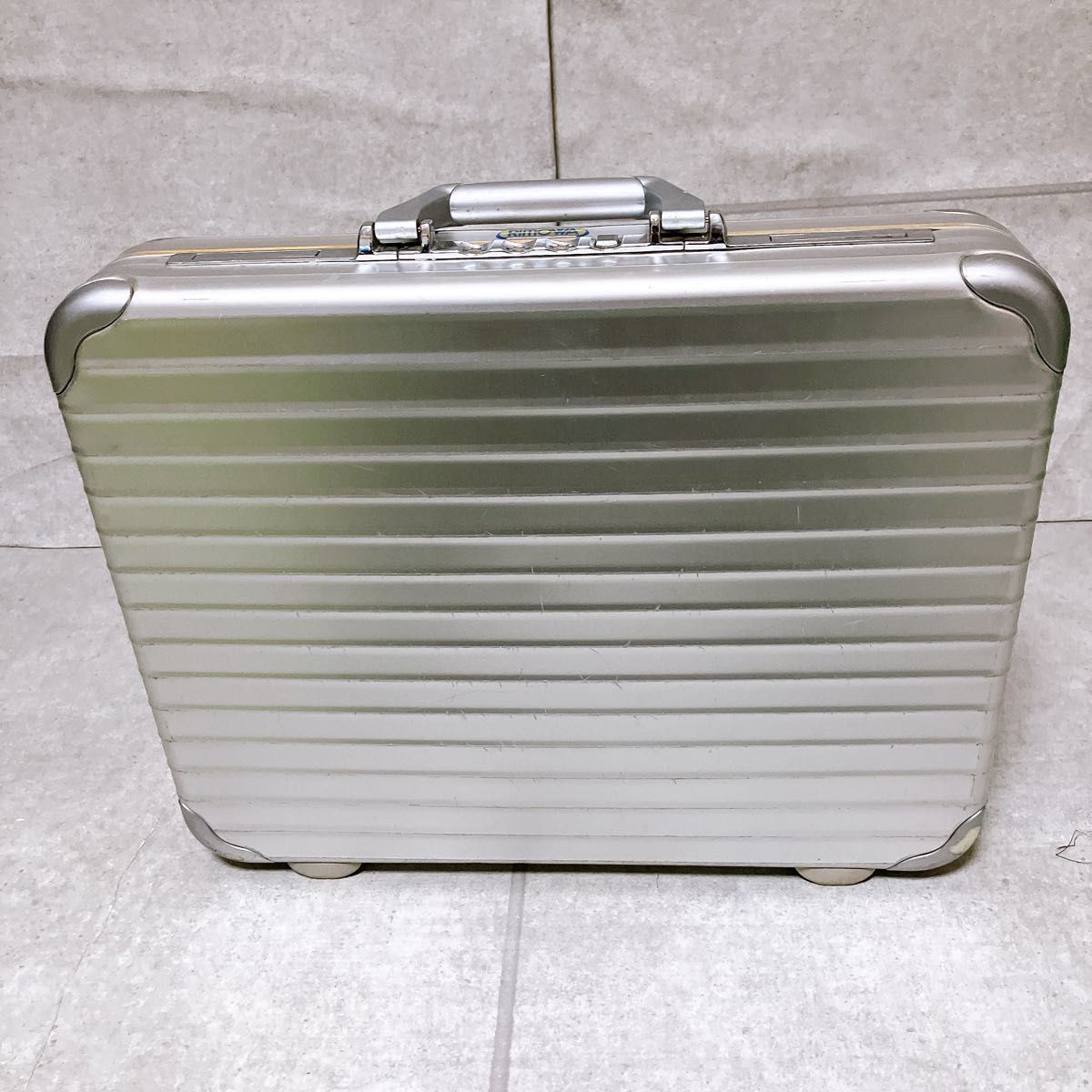 RIMOWA リモワ アタッシュケース シルバー アルミニウム ダイヤル