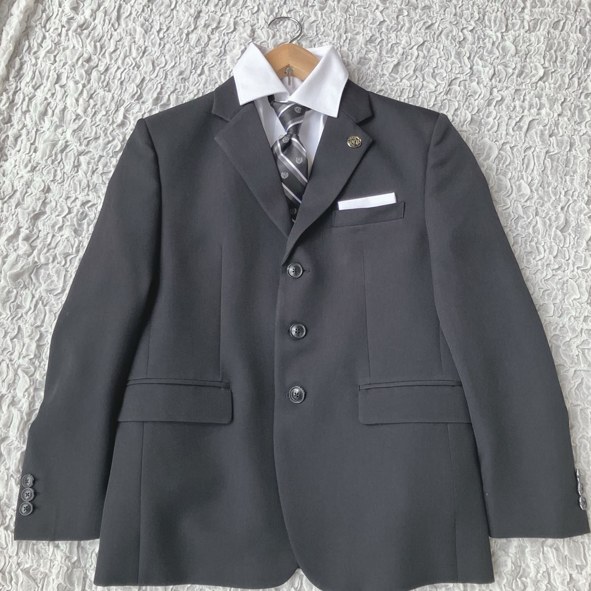 美品waltz by BEAMS DESIGNフォーマルスーツ 150 ブラック 男の子 卒業