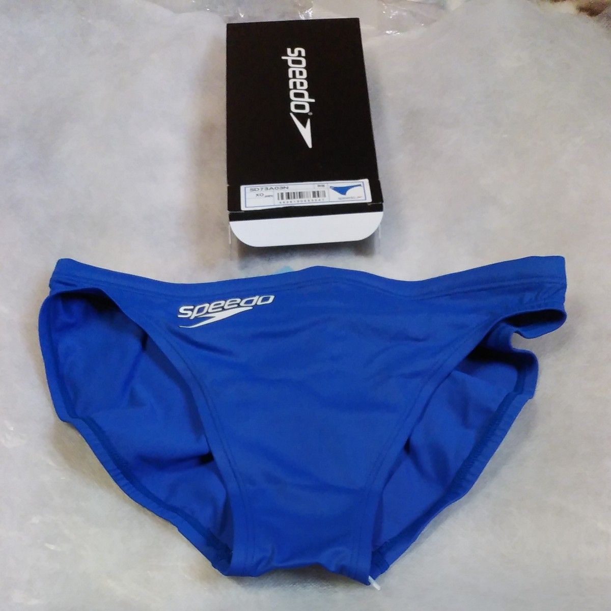 speedo スピード男性競泳水着SD73A03N 色 RB サイズXO Vパン 競パン