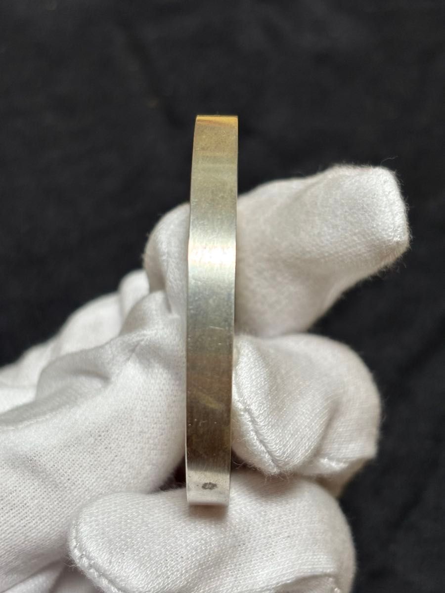 純銀製】500円白銅貨幣発行記念 純銀メダル 重量126 5g 造幣局刻印有り
