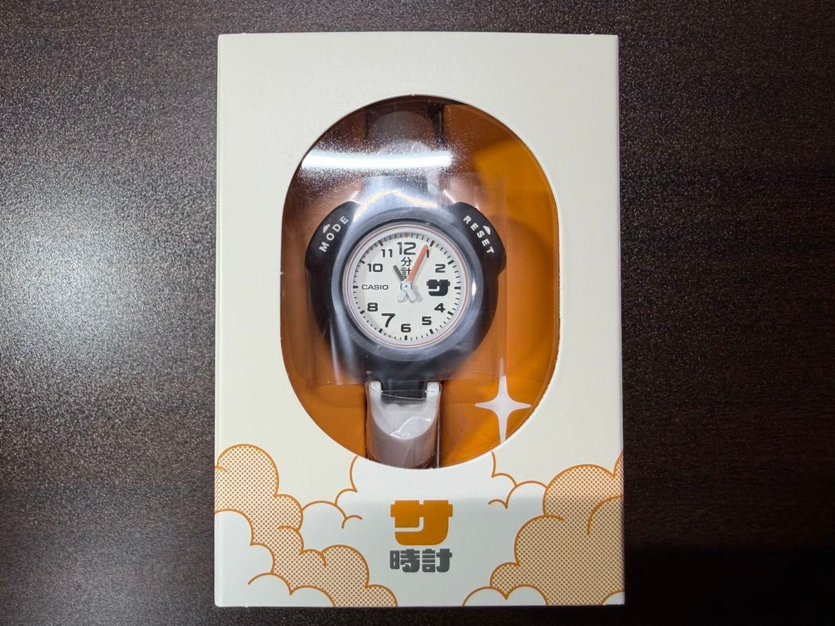 CASIO サ時計 SAN-100H-7BJR ホワイト オレンジ 新品｜Yahoo!フリマ