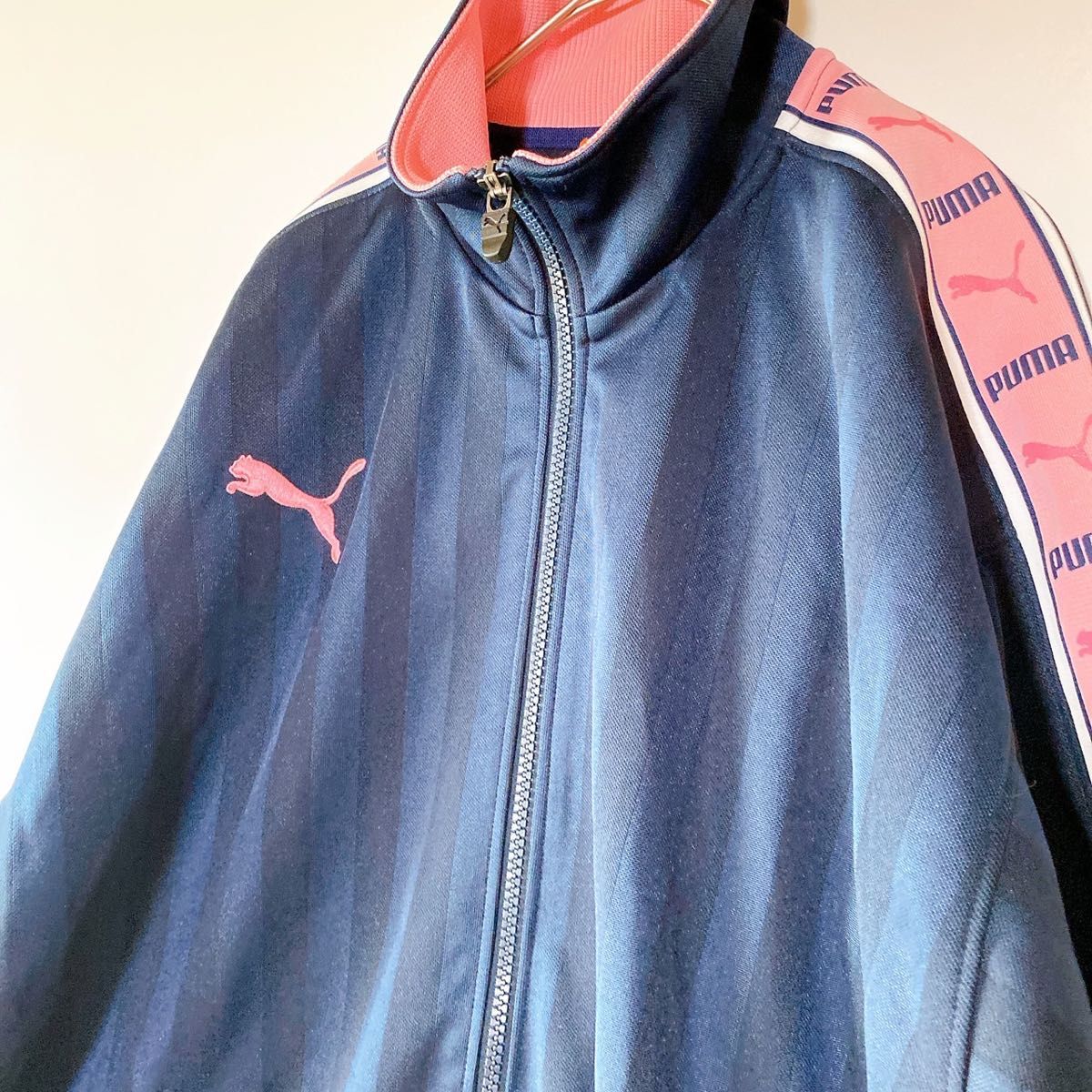 廃盤品】メンズ PUMA プーマ ジャージ上下セット デカロゴ M ジャージ