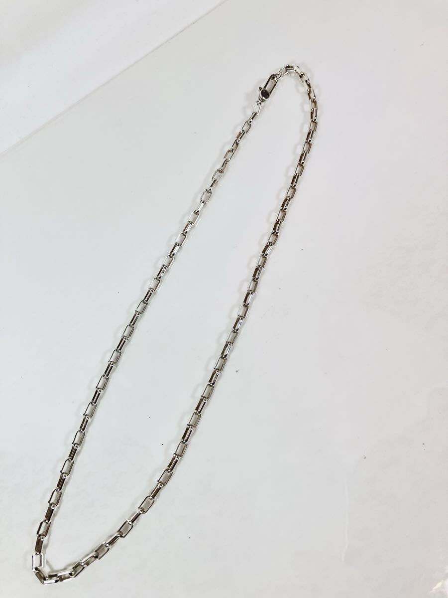 超美品 送無】GUCCI グッチ レクタングル チェーン ネックレス 男女