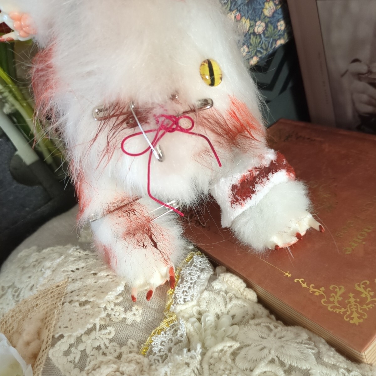 アートドール ぬいぐるみ うさぎ ハンドメイド doll 作家 幻獣
