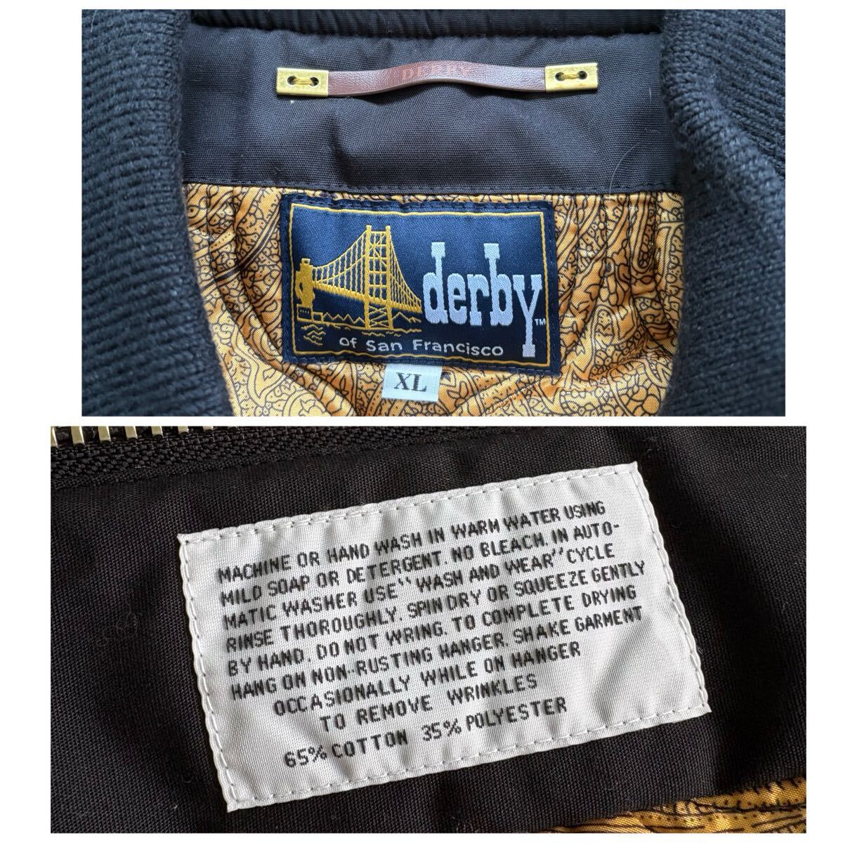 Derby of SanFrancisco】302 Black and Gold Vest ダービーオブ