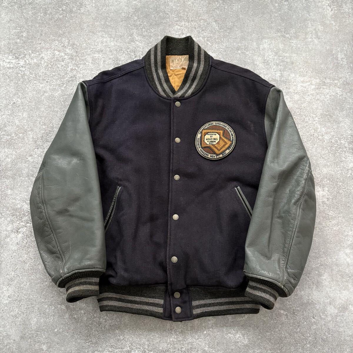 Men's Bigi】80s メンズビギ スタジャン スタジアムジャンパー バー