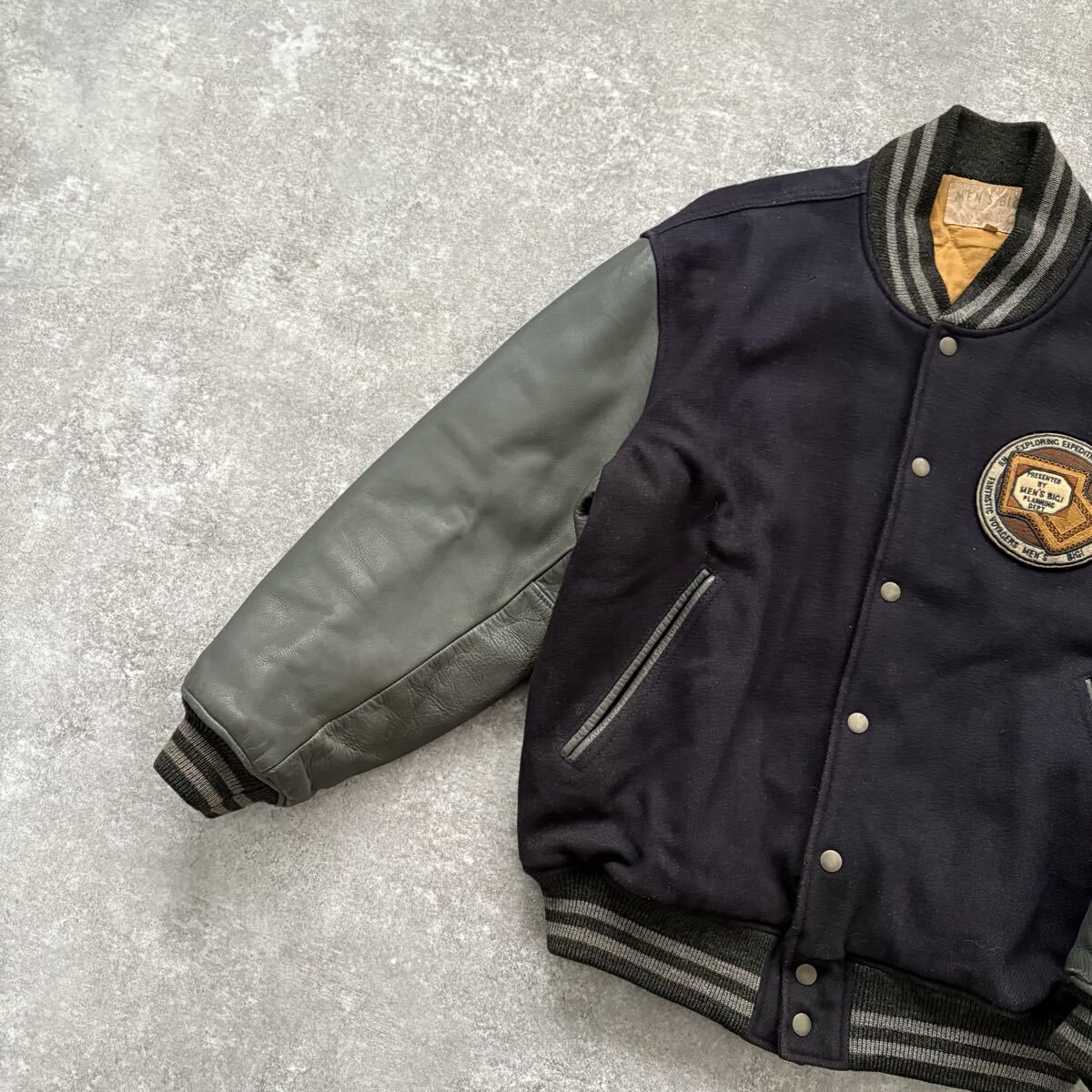 Men's Bigi】80s メンズビギ スタジャン スタジアムジャンパー バー
