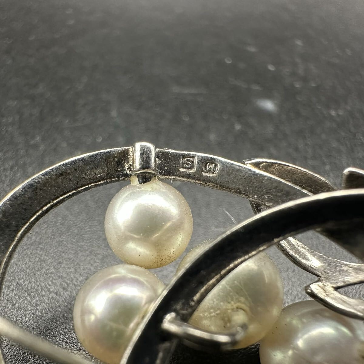 極美品 MIKIMOTO ミキモト パール ブローチ ロゴ 刻印 1532｜Yahoo