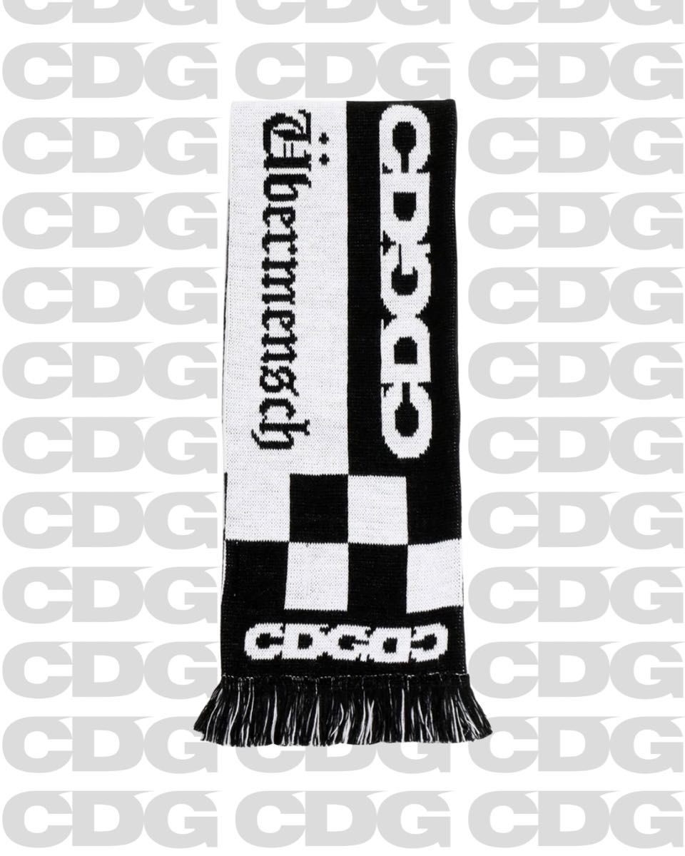 新品未開封 CDG x G-DRAGON bermensch ストール マフラー 黒 x 白