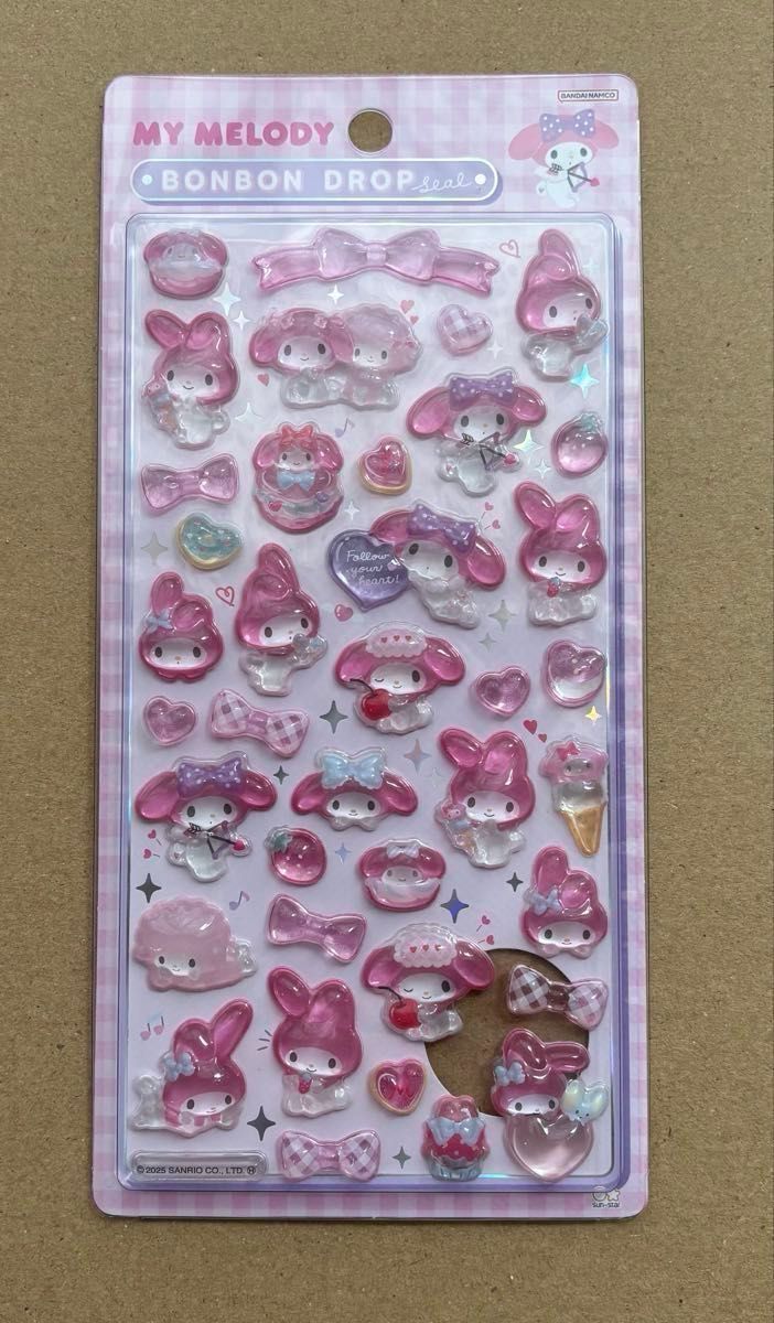 正規品】 ボンボンドロップシール サンリオ 第二弾 6枚セット｜Yahoo