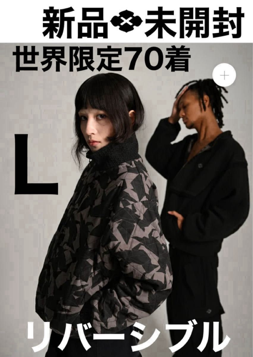GAKKIN 折り鴉 ORIGARASU PAPER CROWS REVERSIBLE JACKET バダサイ着用