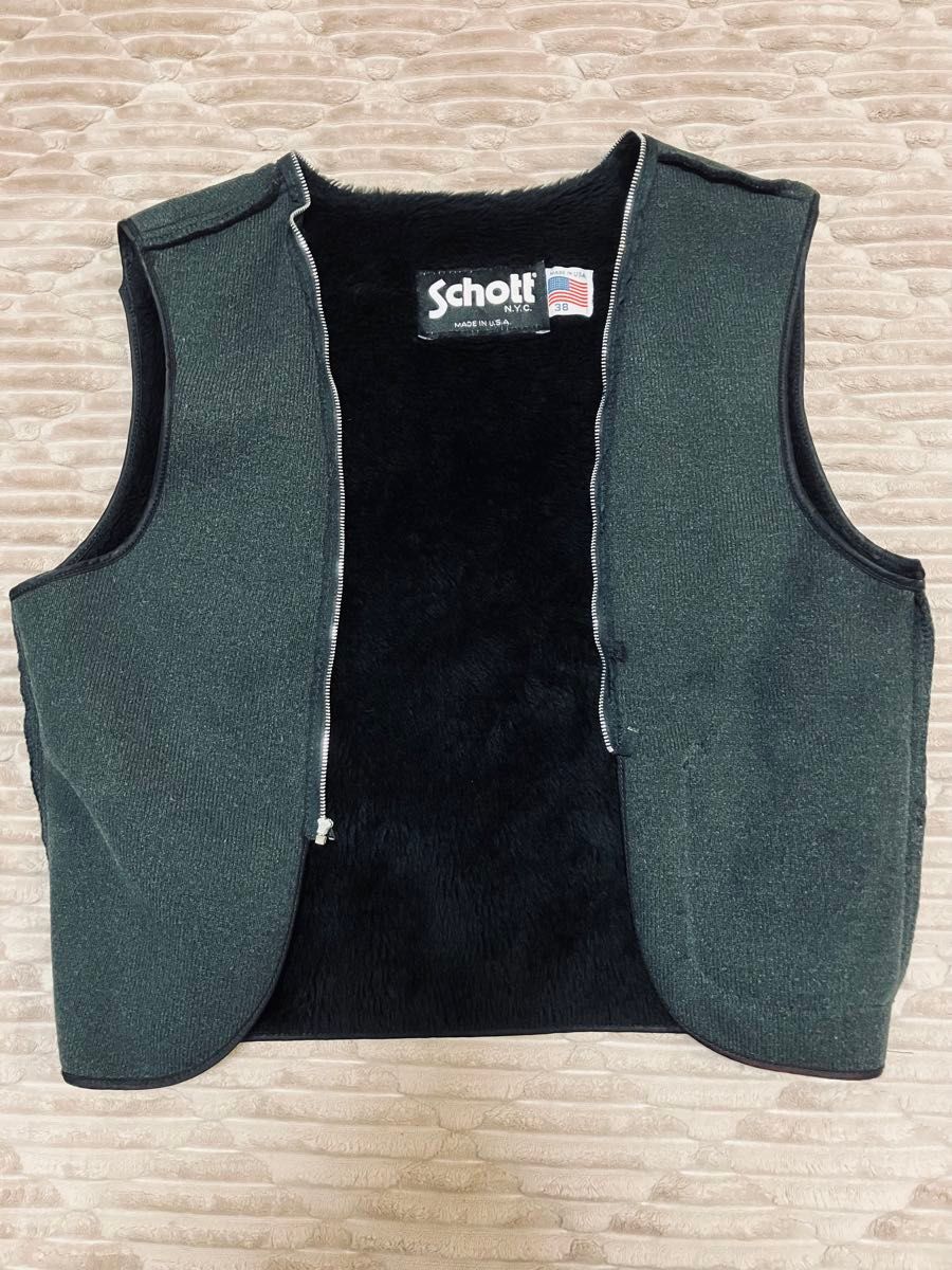 Schott ショット641 インナーボアライナー付 立襟シングルライダース