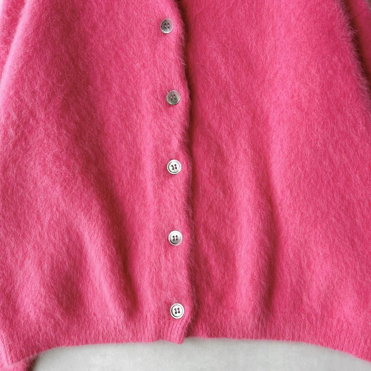 LOUNGEDRESS ラウンジドレス FURカシミヤ2WAYニット カーディガン