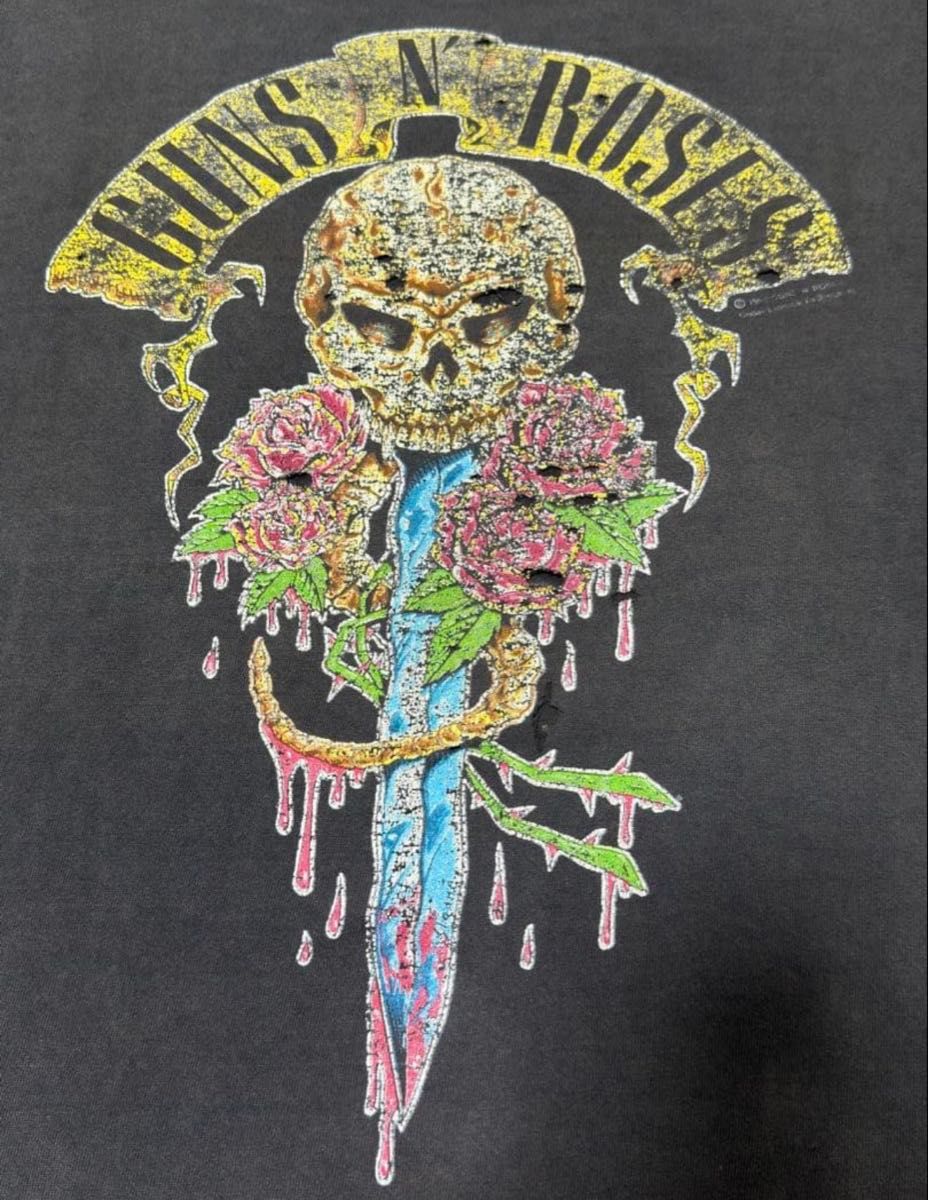 激レア90sキムタク着用ガンズアンドローゼズ ヴィンテージTシャツGuns