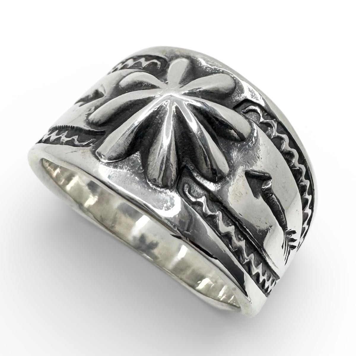 正規品 LARRY SMITH SHELL RING (ARROW) RG-0002 シルバー シェル