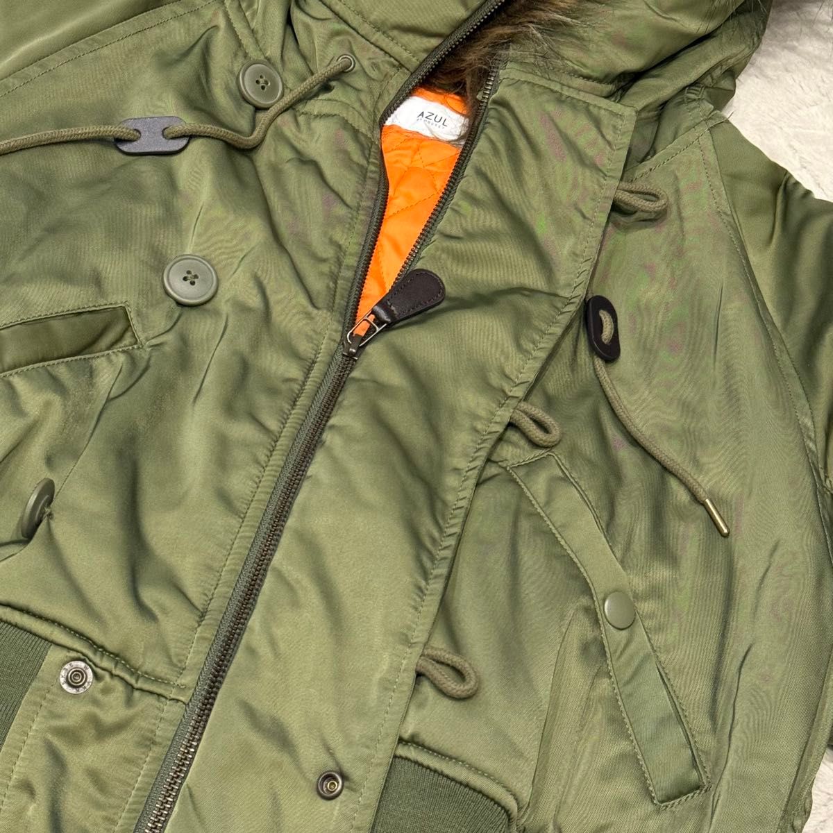 AZUL by moussy】 N-2B フライトジャケット 短丈 S｜Yahoo!フリマ（旧