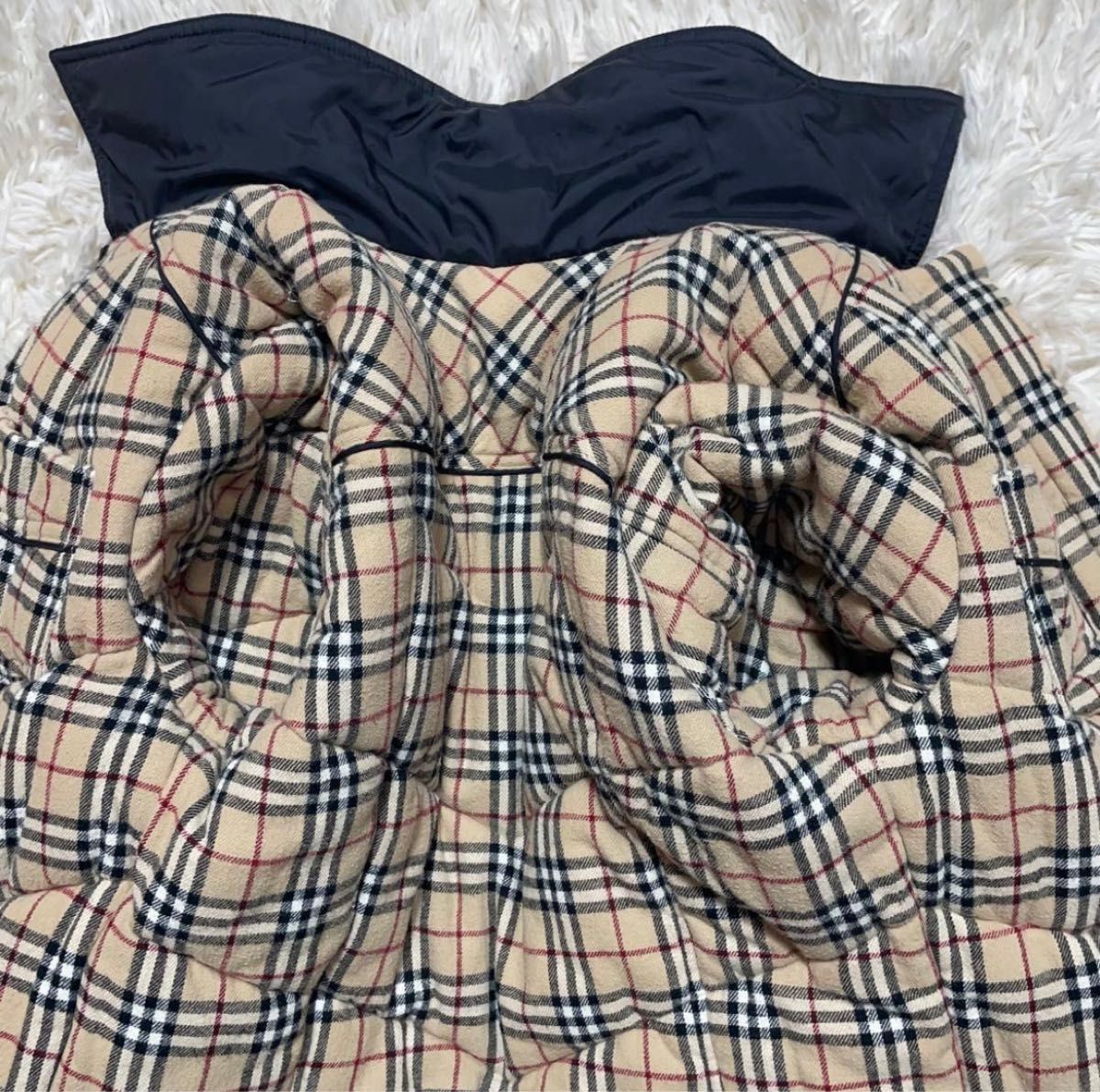 BURBERRY BLUE LABEL バーバリーブルーレーベル リバーシブル ダウン