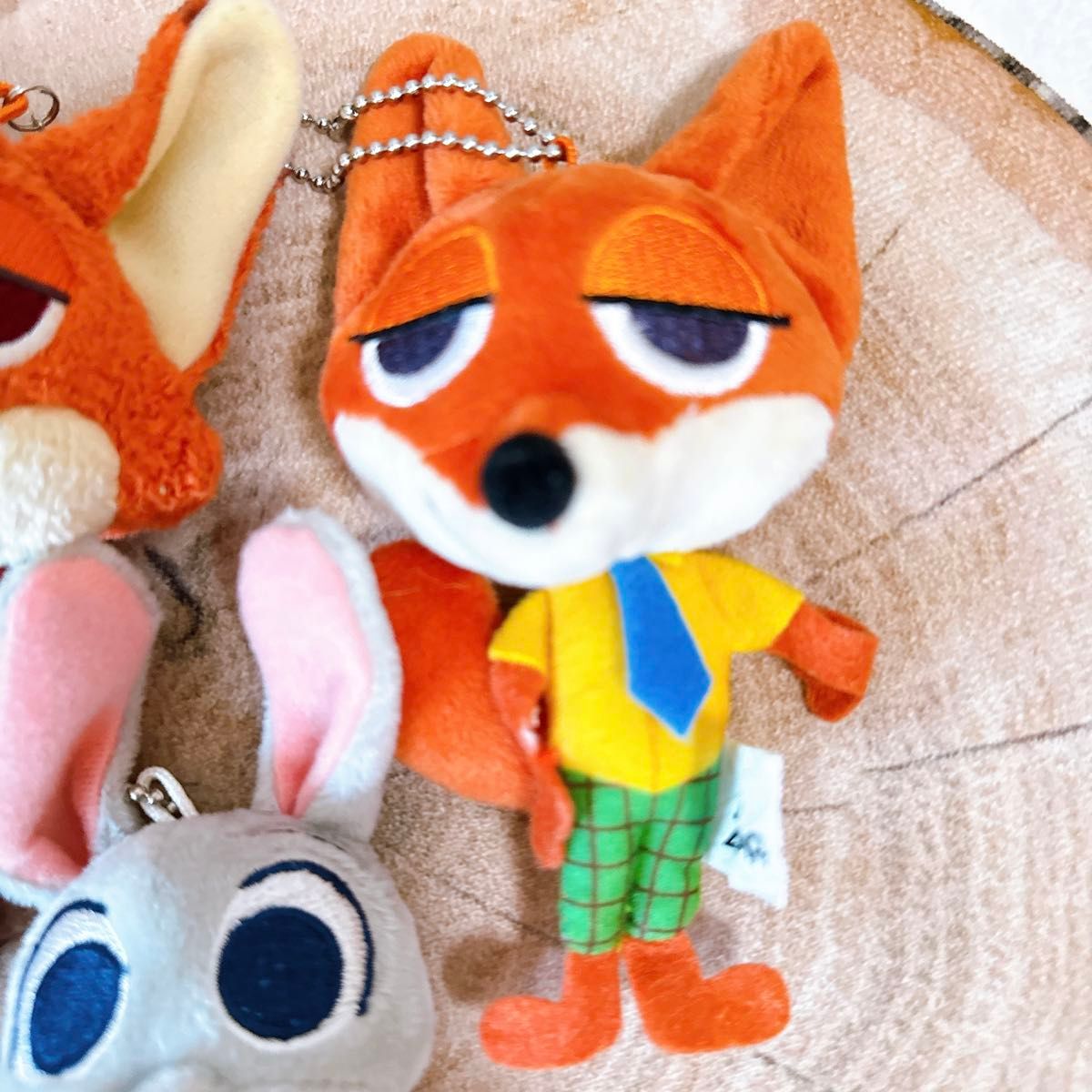 ズートピア ジュディ ニック マスコット ボールチェーン キーホルダー