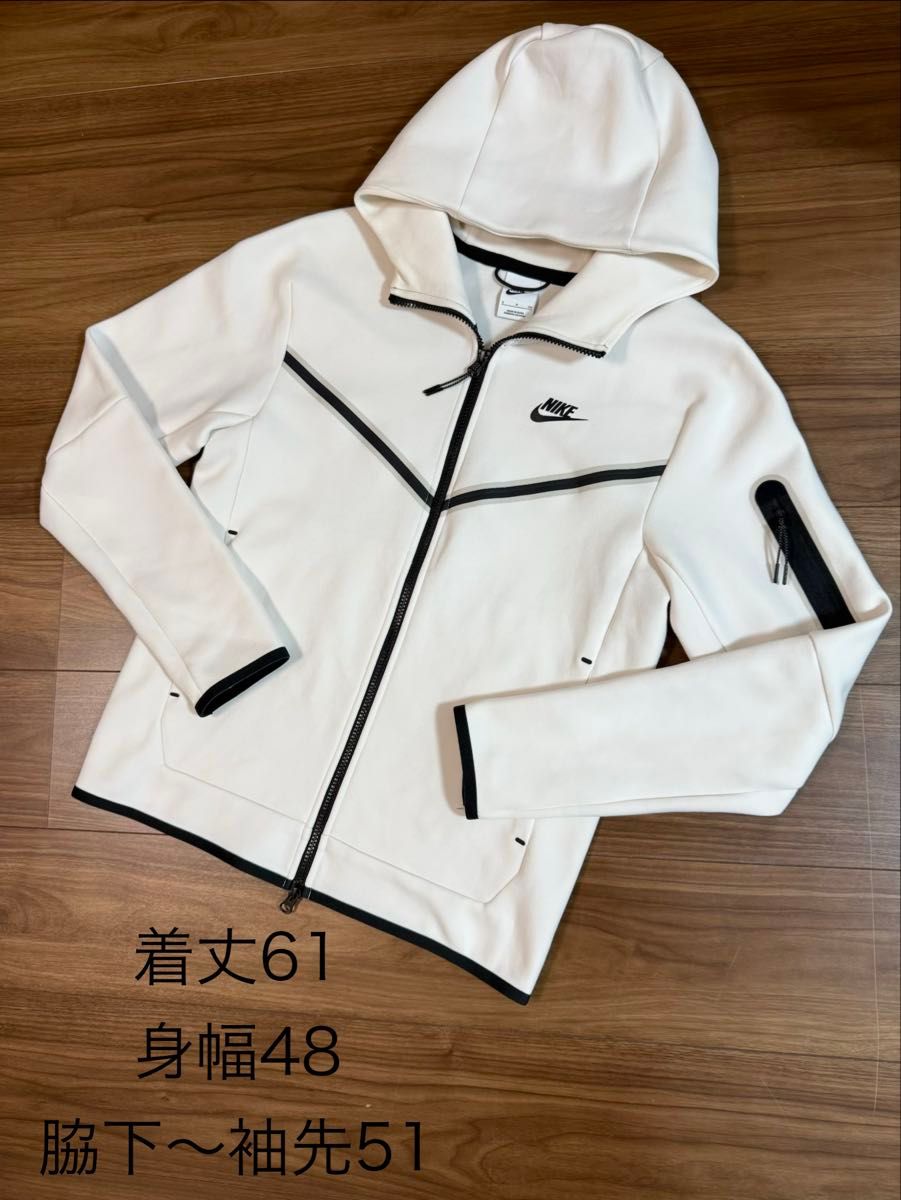 メンズS ホワイト テックフリース セットアップ NIKE 過去モデル 白