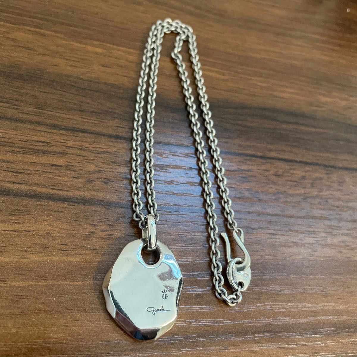 GARNI ガルニ Crockery Pendant -L クロッケリー シルバーネックレス