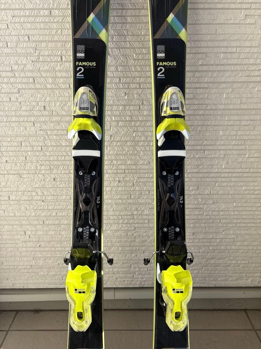 ROSSIGNOL FAMOUS 2 142 LOOK スキー板 ロシニョール ビンディング付