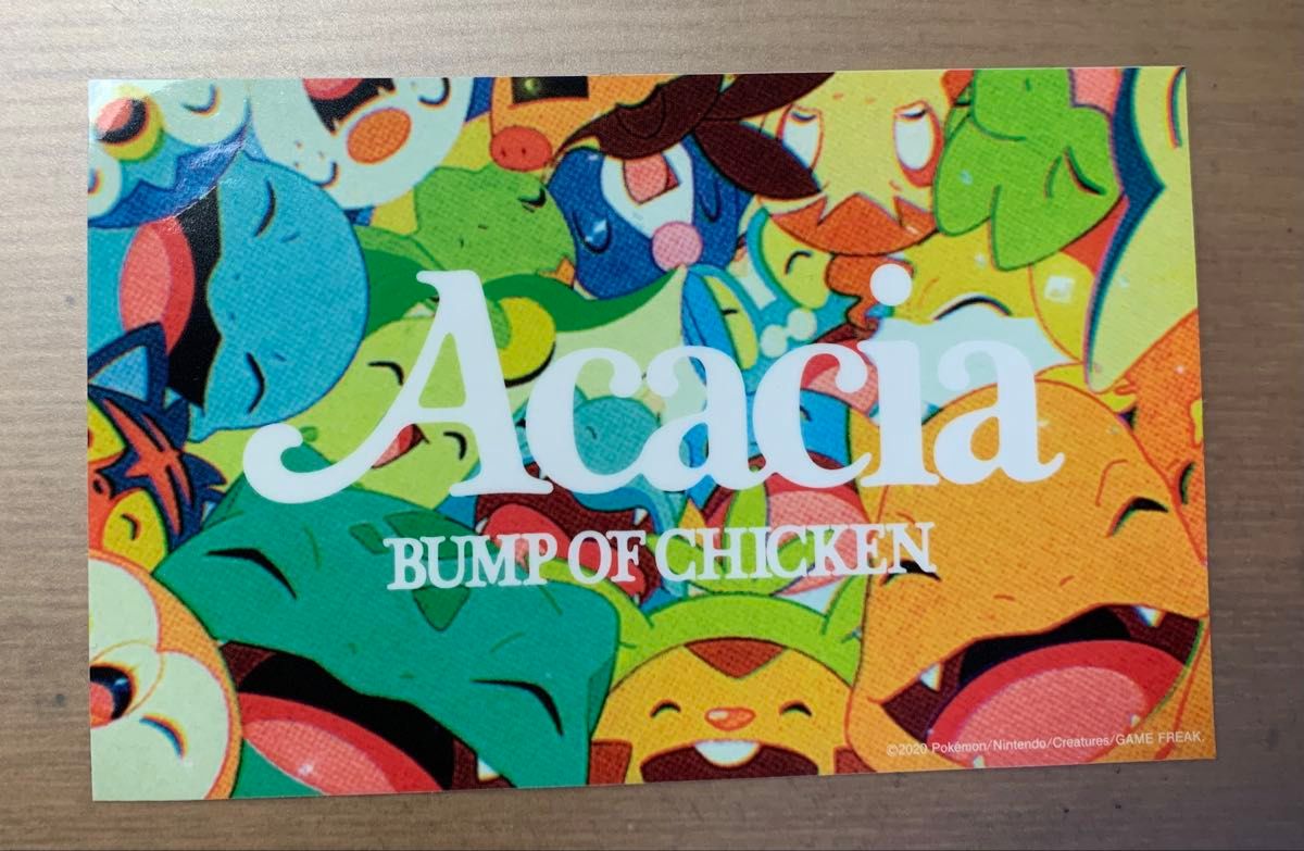BUMP OF CHICKEN アカシア/ 特典 ステッカー ポケモン｜Yahoo!フリマ