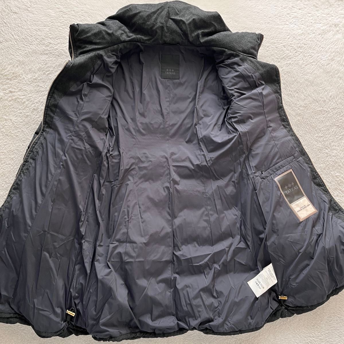 美品 TATRAS タトラス ダウンコート ロングコートLTA2FW4216 ショール