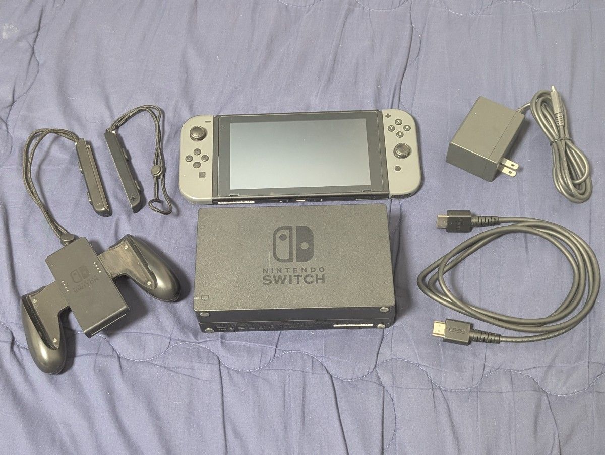Nintendo Switch本体 グレー ケース＆コントローラー付き｜Yahoo