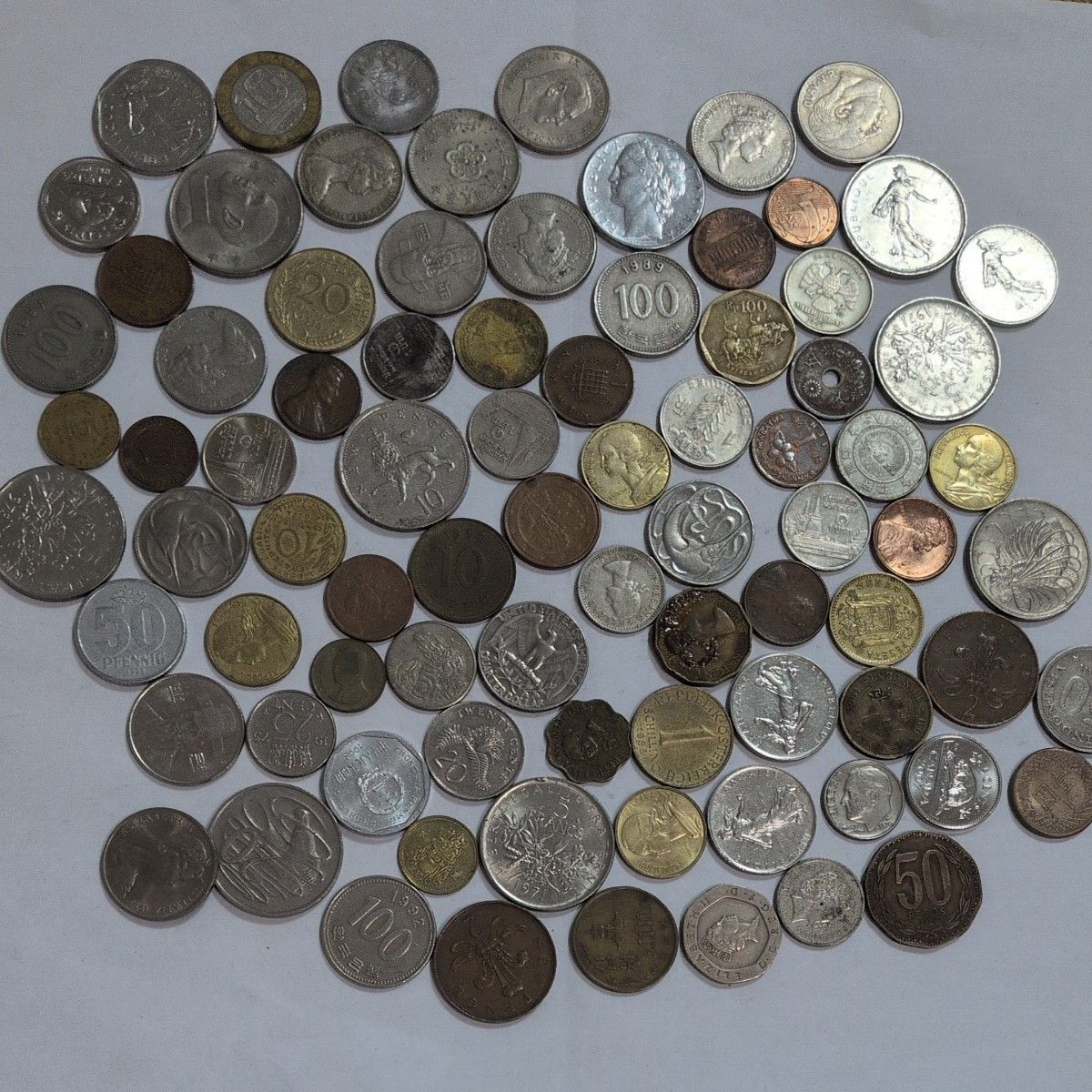 D 外国硬貨 古銭 まとめ売り 大量 コイン コレクション｜Yahoo!フリマ