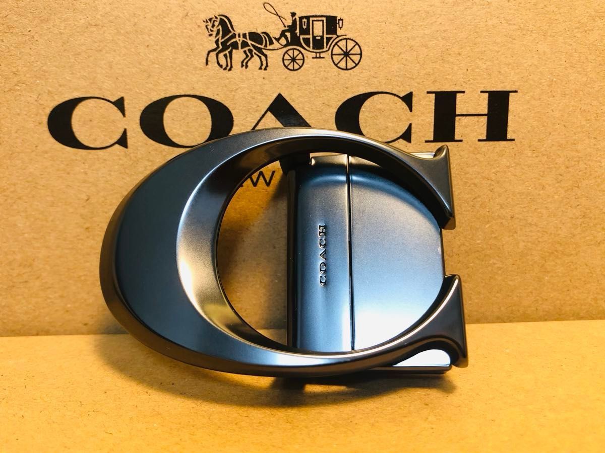 セール COACHコーチ新品正規品リバーシブルレザーベルト 回転バックル2