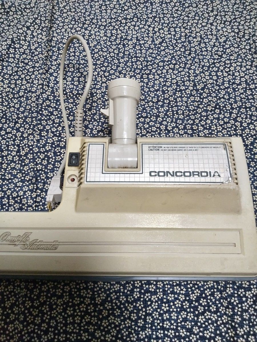 昭和レトロ TIGER CONCORDIA 掃除機 紙パック式 フィルター付き｜Yahoo