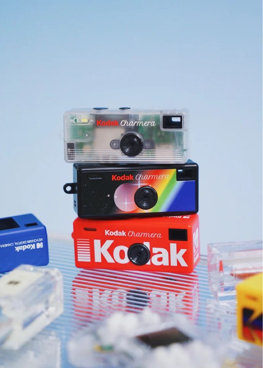 新品未使用】KODAK CHARMERA キーチェーン デジタルカメラ イエロー