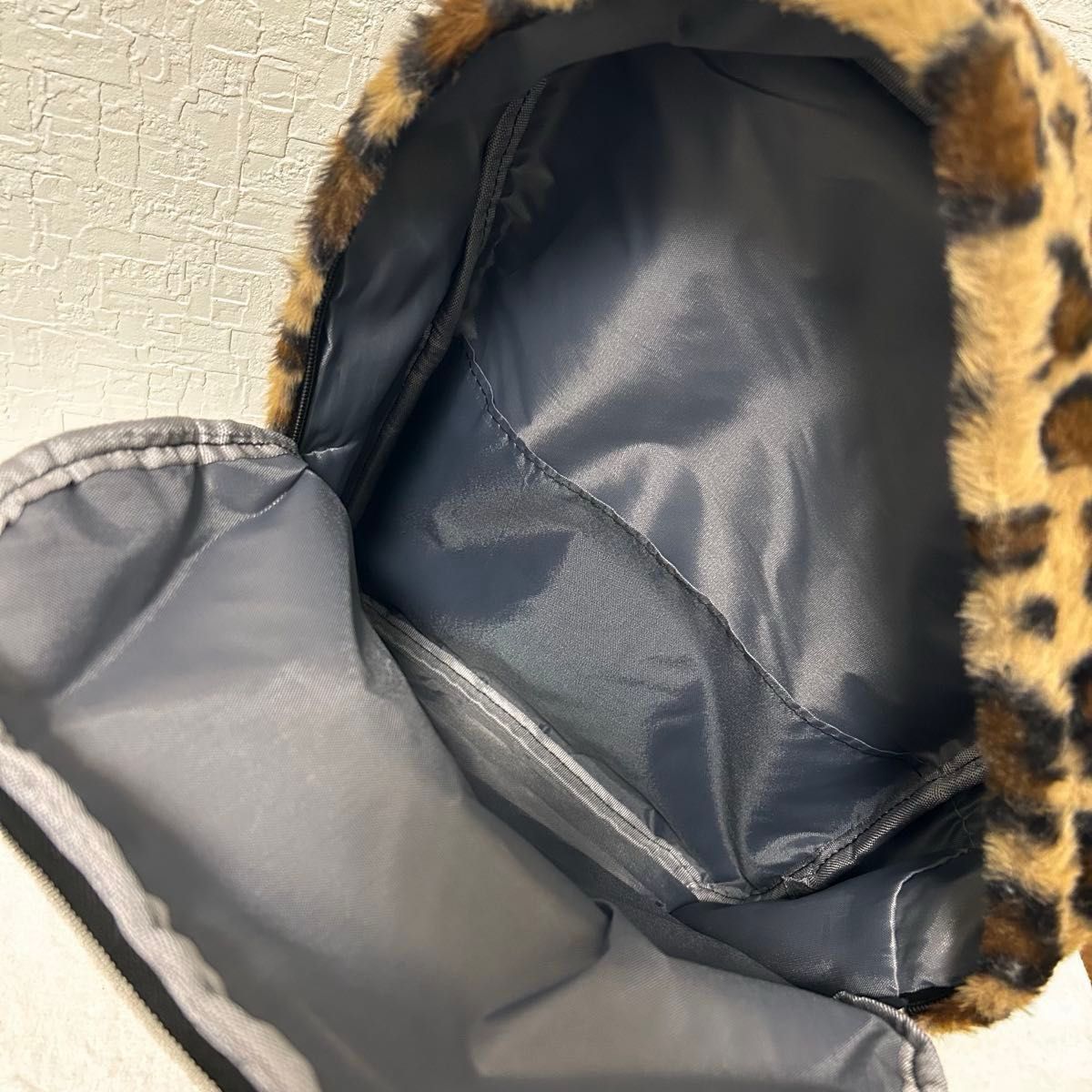 新品】ファーリュック 豹柄 ヒョウ柄 アニマル 秋冬 平成 ギャル y2k