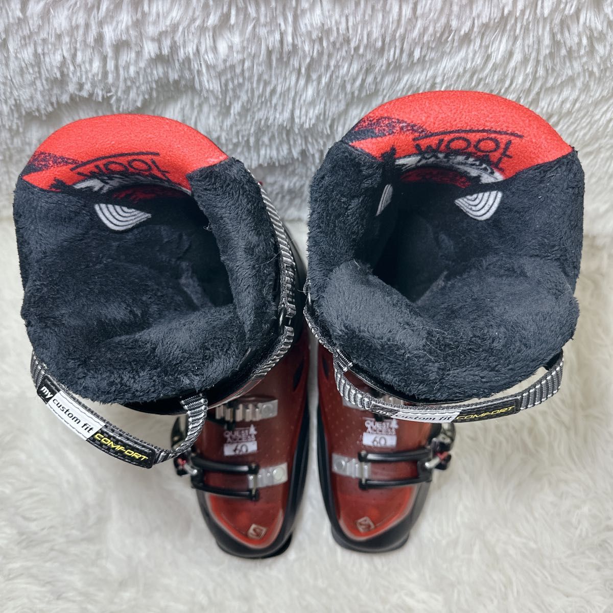 美品】サロモン SALOMON QUEST ACCESS 60 スキーブーツ 26 0〜26 5cm