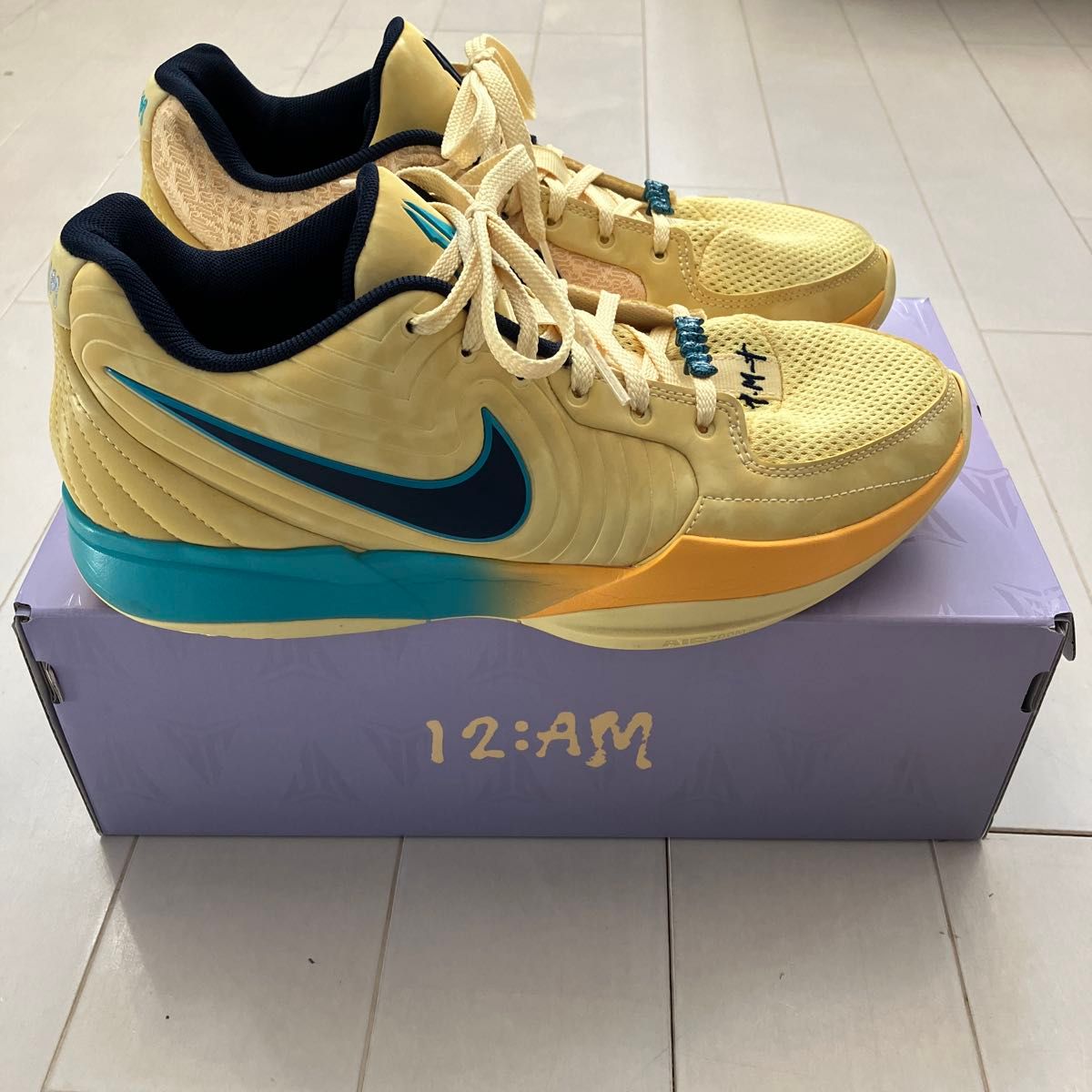 NIKE JA2 バスケットボールシューズ イエロー 27 5cm｜Yahoo!フリマ