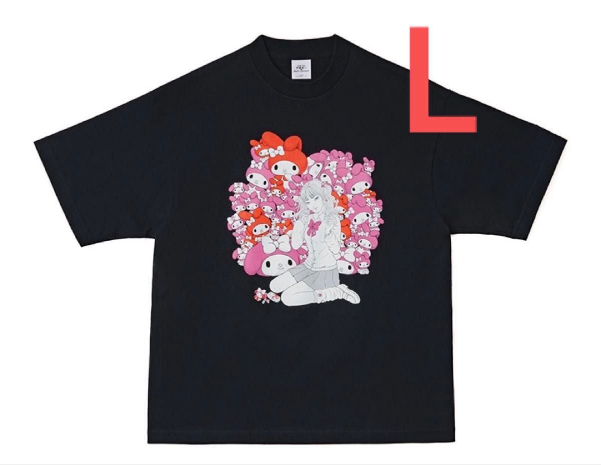 L 伊藤潤二 サンリオキャラクターズ ラギットTシャツ ギャル富江 マイ