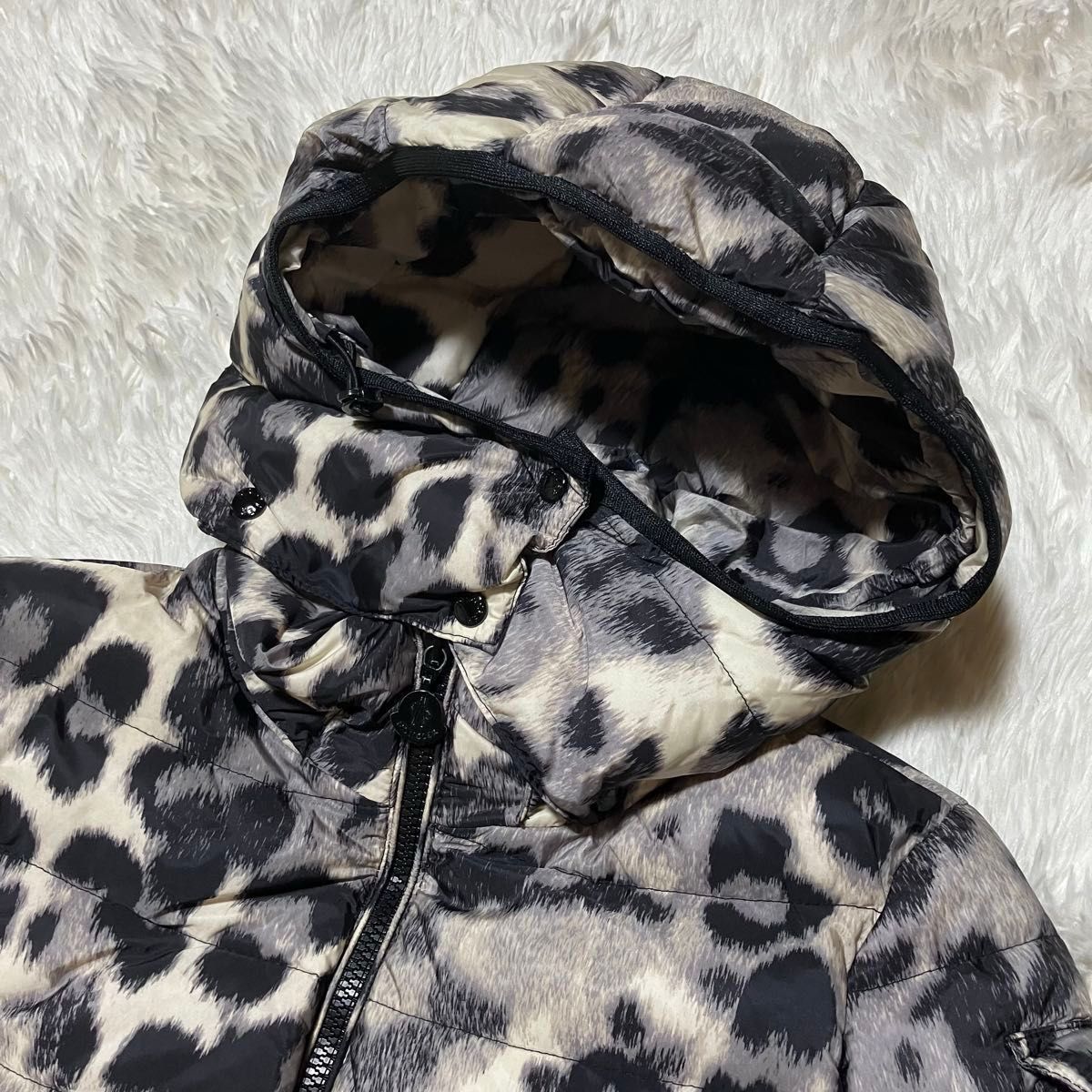 MONCLER モンクレール レオパード柄 ダウンジャケット レディース0 S