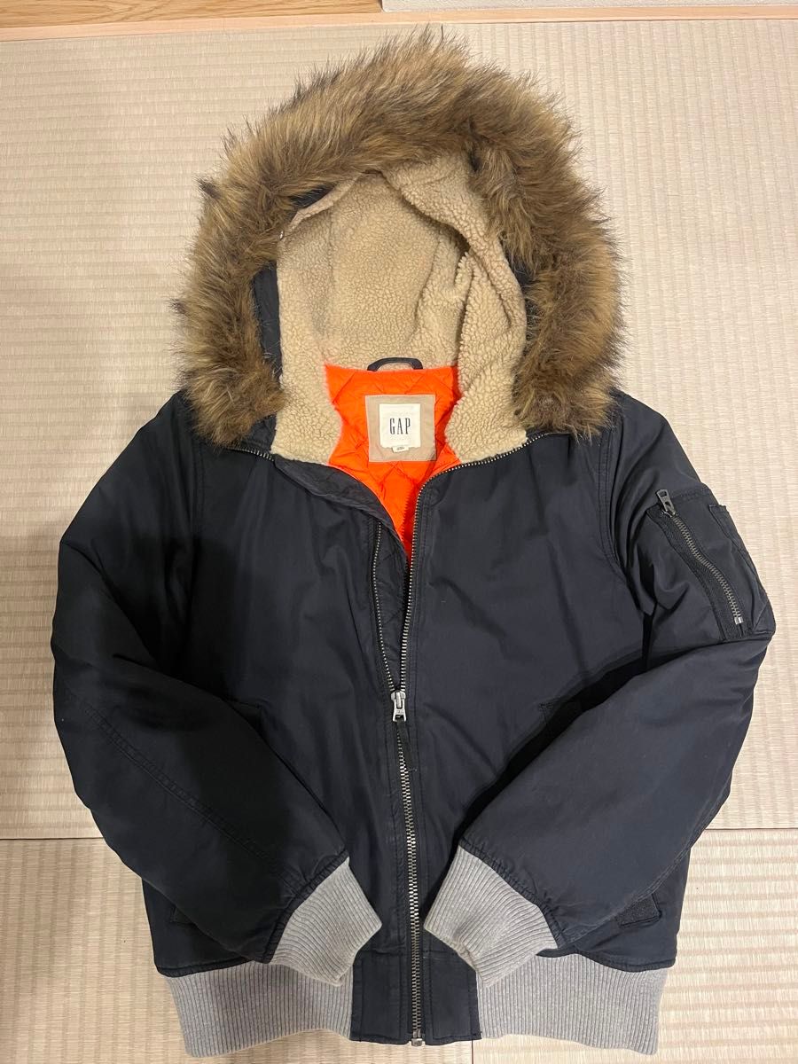GAP フライトジャケット n-2b PRIMALOFT 短丈ミリタリーXS ショート丈