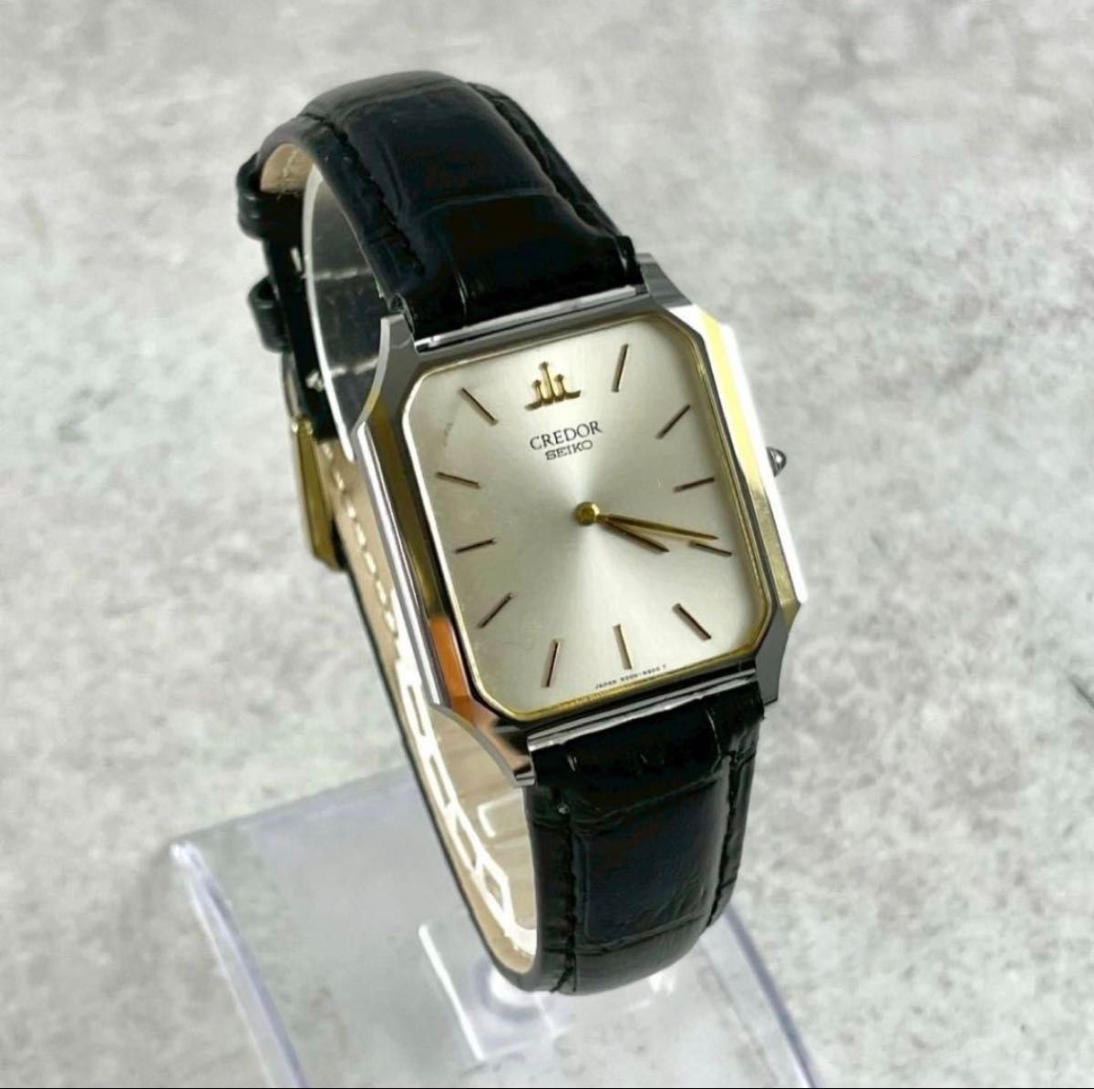 良品 SEIKO クレドール 9300-5340 クォーツ メンズ 腕時計 セイコー